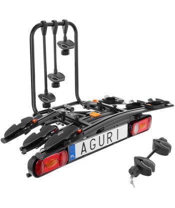 Adapter do platformy rowerowej na hak AGURI Active Bike 3/4 rower czarny