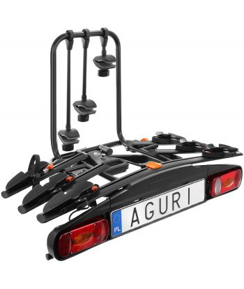 Platforma rowerowa na hak Aguri Active Bike 3 czarna